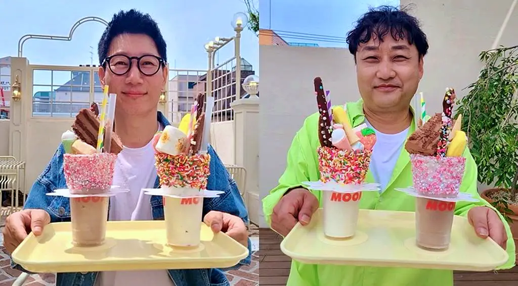 전참시 전지적참견시점 지석진 김수용 인스타 인증 바닐라 말차 초코 쉐이크와 빵이 맛있는 압구정 베이커리 카페 강남 압구정로데오역 디저트 맛집