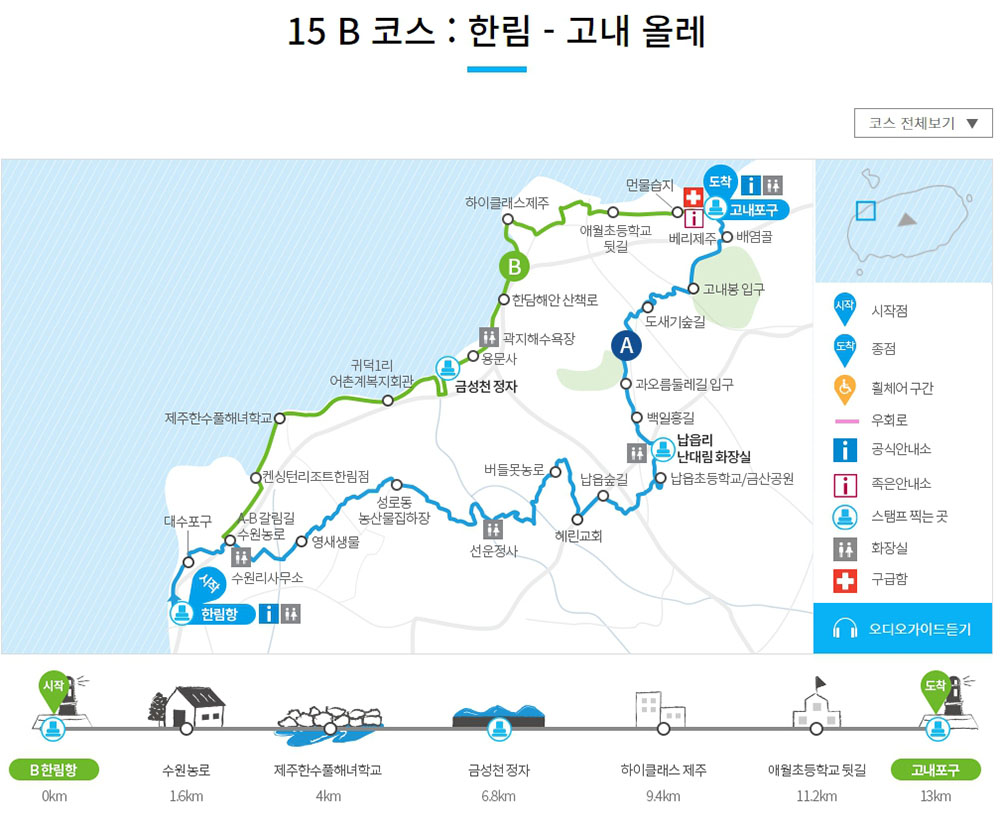 올레13코스: 용수리포구에서 저지예술정보화마을까지