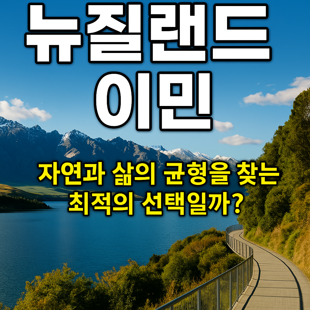 뉴질랜드 이민, 자연과 삶의 균형을 찾는 최적의 선택일까?