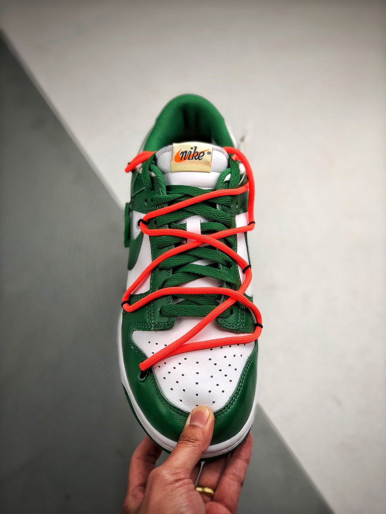  [NIKE x OFF WHITE] S2 나이키 X 오프화이트 덩크 로우 파인 그린 CT0856-100