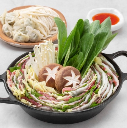  밀키트 밀푀유나베 & 칼국수