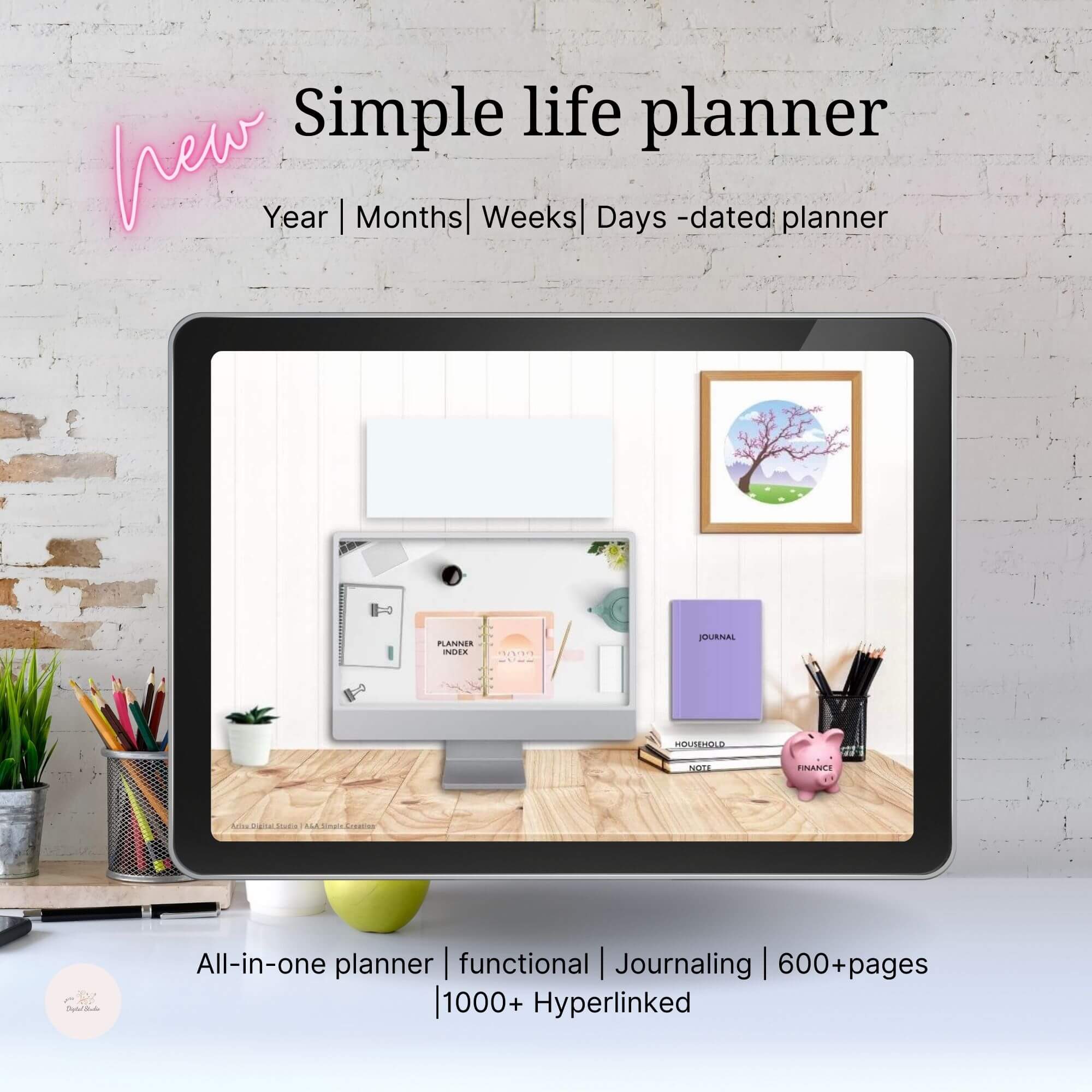 Simple Life Dated Digital Planner