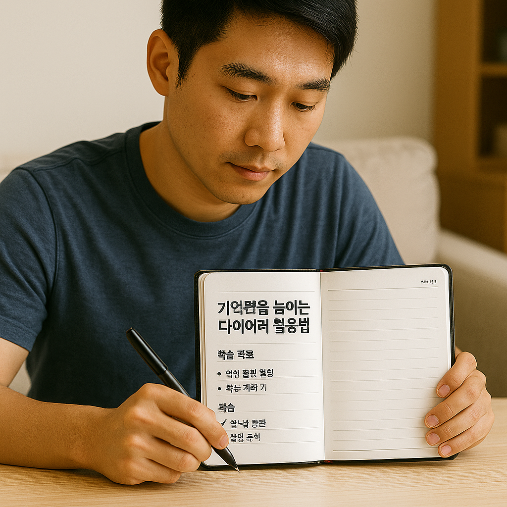 기억력을 높이는 다이어리 활용법 🗂 - 학습 목표와 복습을 체계적으로 관리하는 법