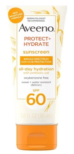Aveeno Protect + Hydrate Mineral Sunscreen Lotion SPF 60