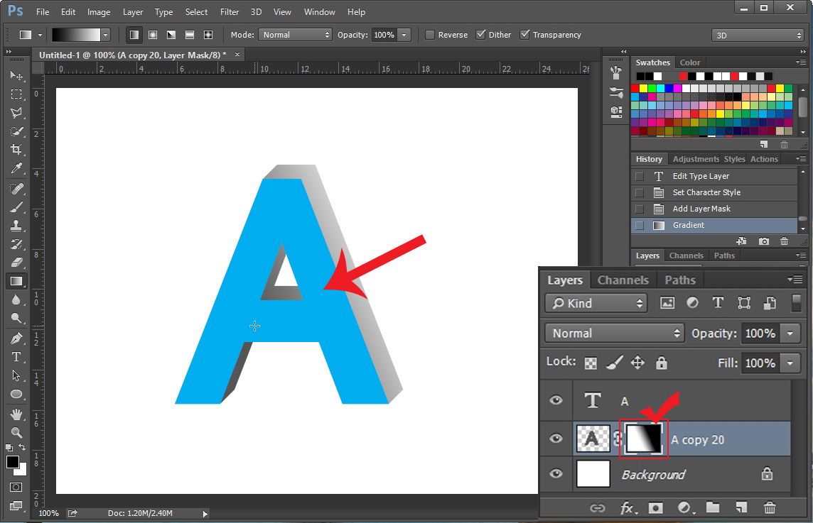 포토샵 그라데이션