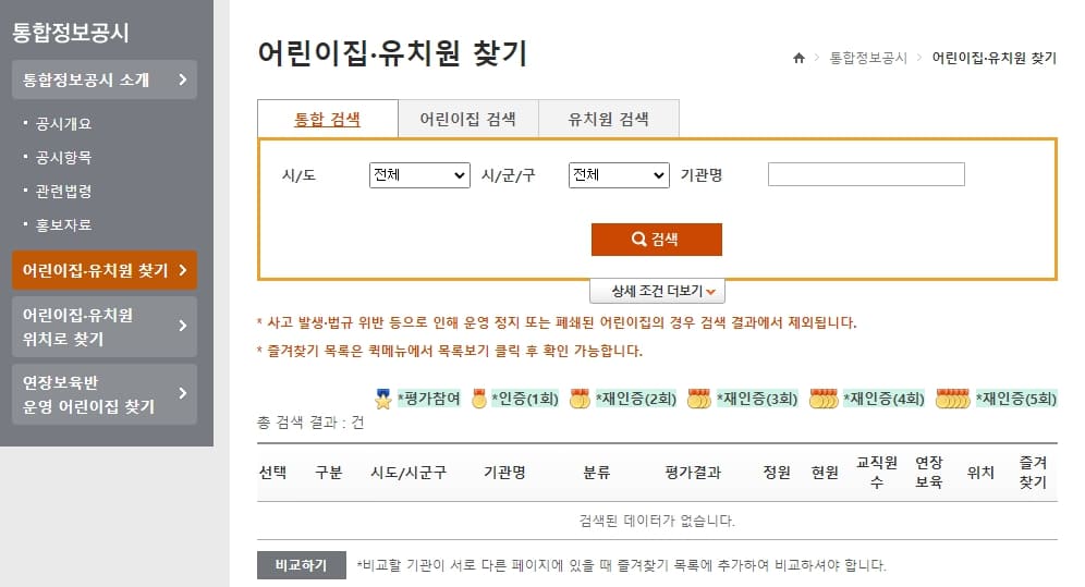 보육교사 2급 현장 실습기관