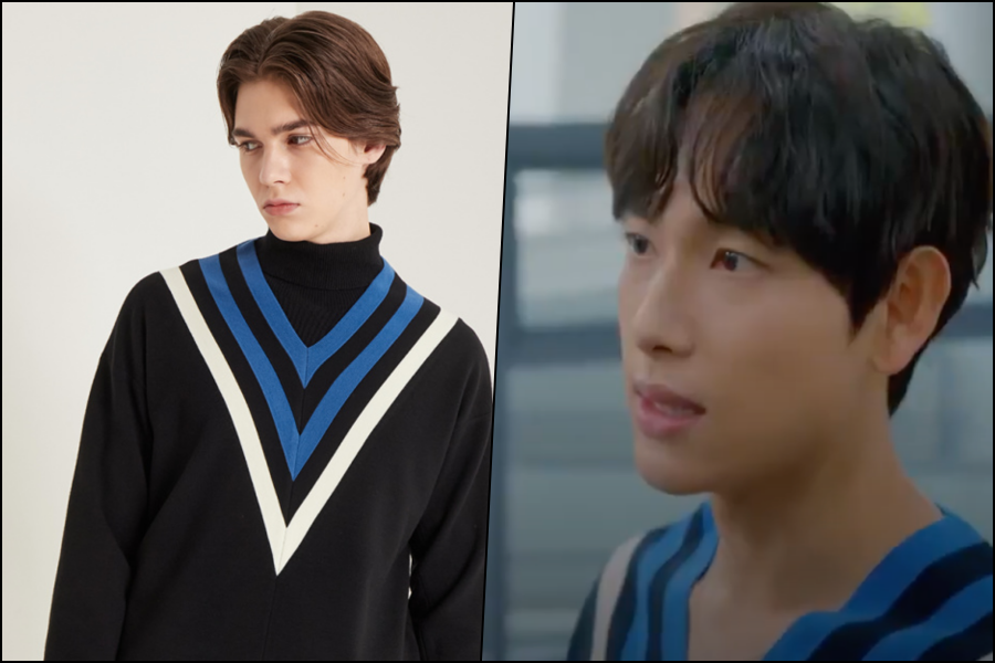  [TV속패션] 드라마 런온 4회 임시완 V넥 니트 스웨터 패션 정보 #런온 4회 임시완 시스템옴므(SYSTEM HOMME) 니트 스웨터