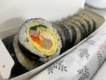 달걀김밥 매콤오징어김밥