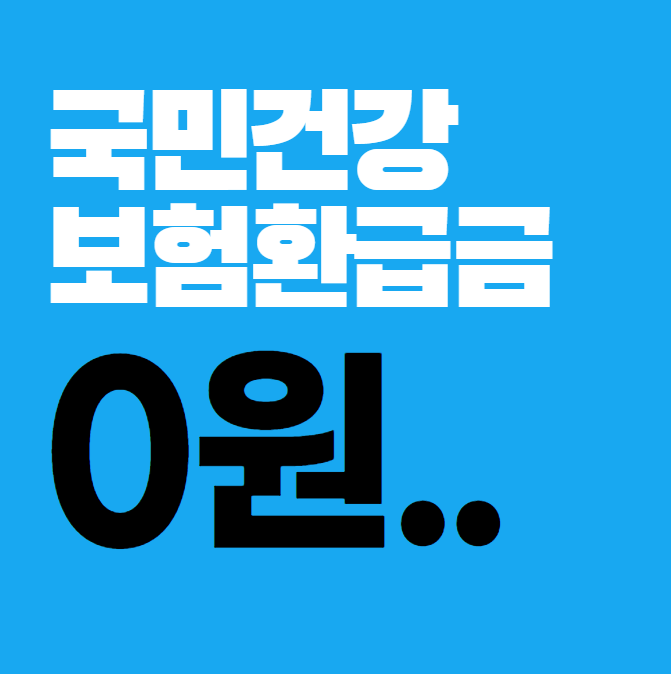 난 왜 없어? 국민건강보험환급금조회방법 8