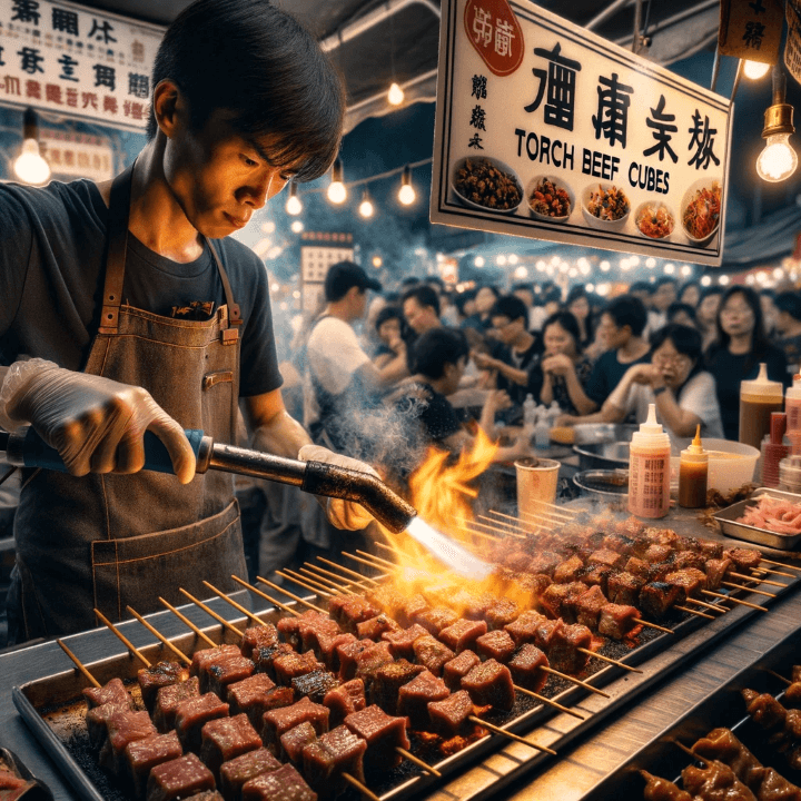 횃불 쇠고기 큐브(Huēbō Ni&uacute;r&ograve;u)