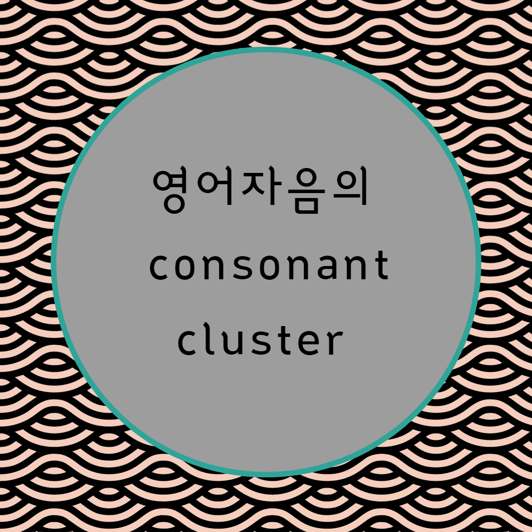  [블로그] 영어의 consonant cluster 자음들 (2)