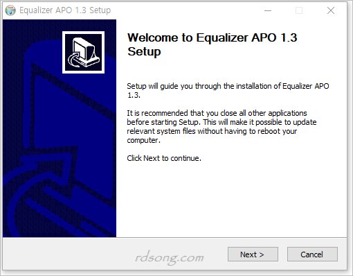 노트북 소리 키우기 - 컴퓨터 소리 증폭 프로그램 Equalizer APO 1.3 사용법