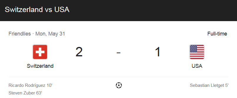  (2021 / 친선 경기) 스위스 (2) 대 미국 (1) 축구 경기 하이라이트