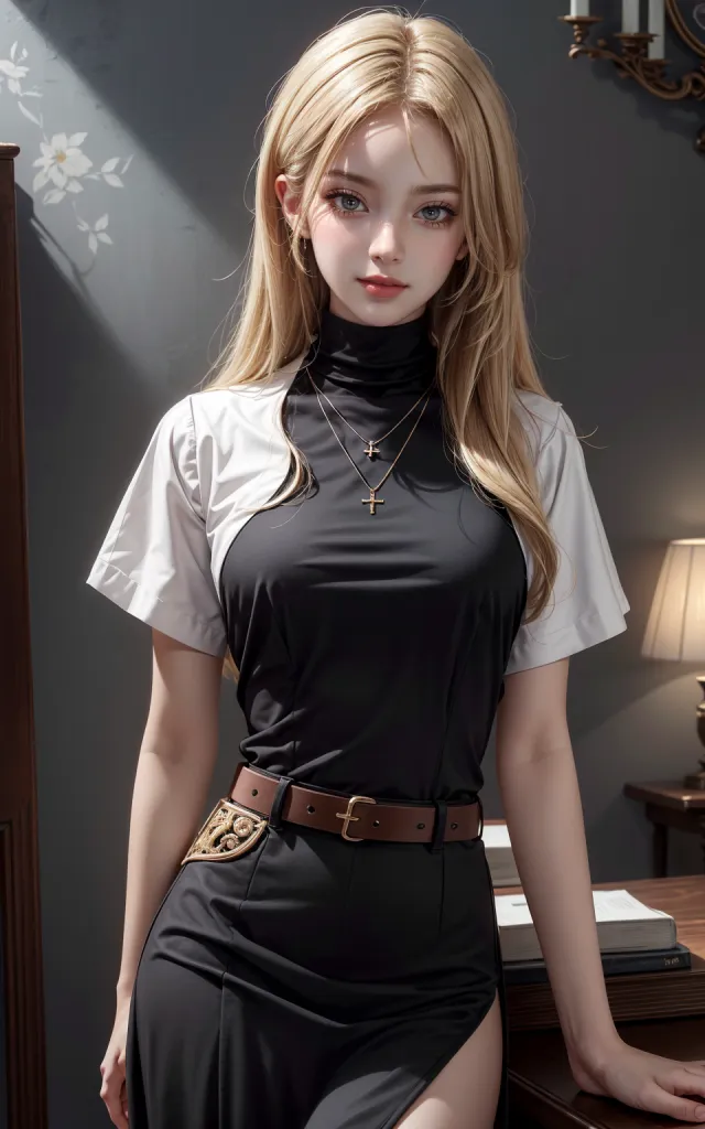 AI 반실사 럭셔리 의상 공주 여왕 컨셉 이미지