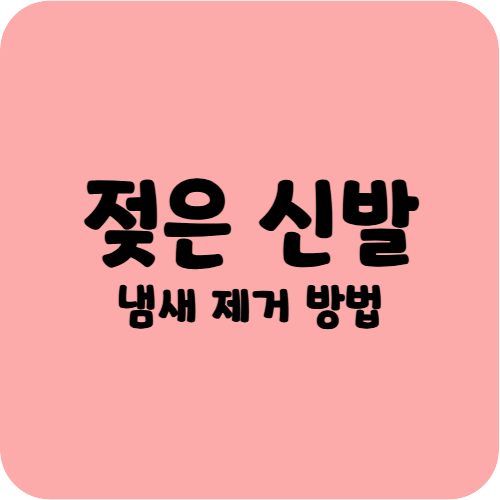 젖은 신발 냄새 제거