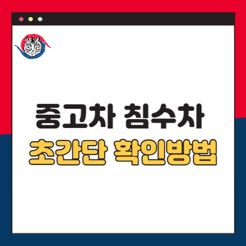 중고차-침수차-확인방법