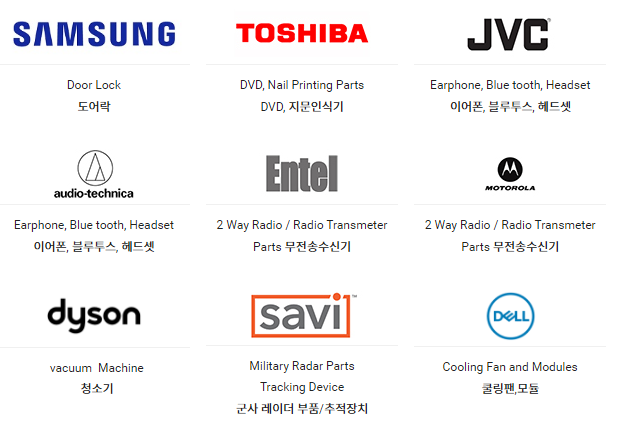 대진첨단소재 주요 파트너사