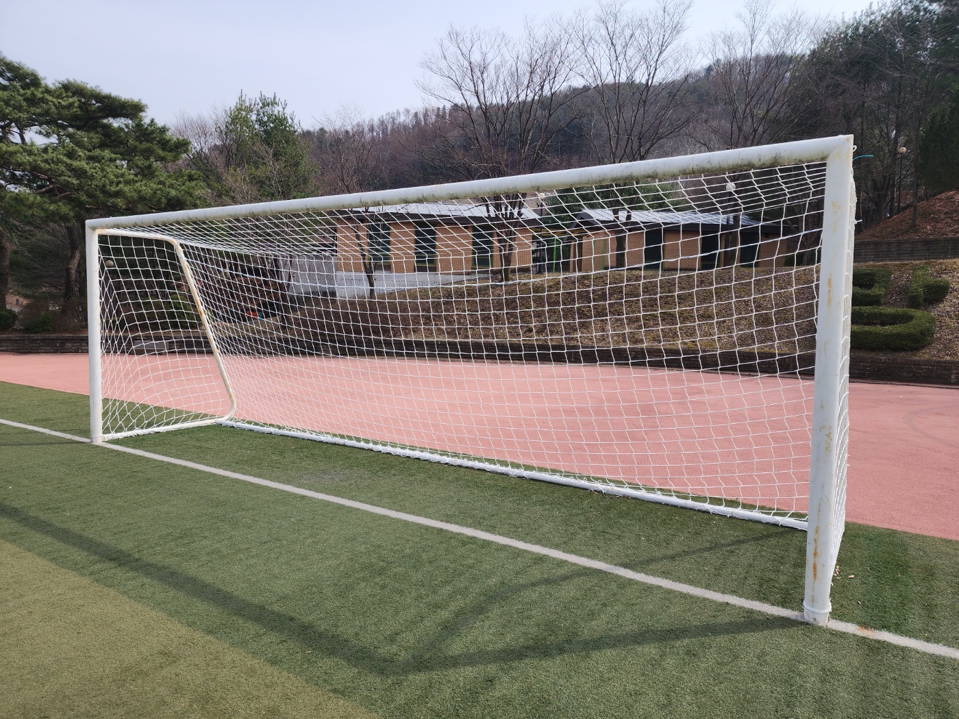  [날개스포츠] 남양주국제광림비전랜드축구장 축구골망(고급망) 교체, 농구림망 교체 작업