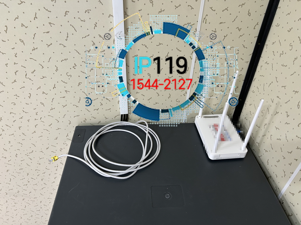 금천구 독산동 야외 컨테이너 4개동 랜공사 및 메인장비와 wifi 설치 사례