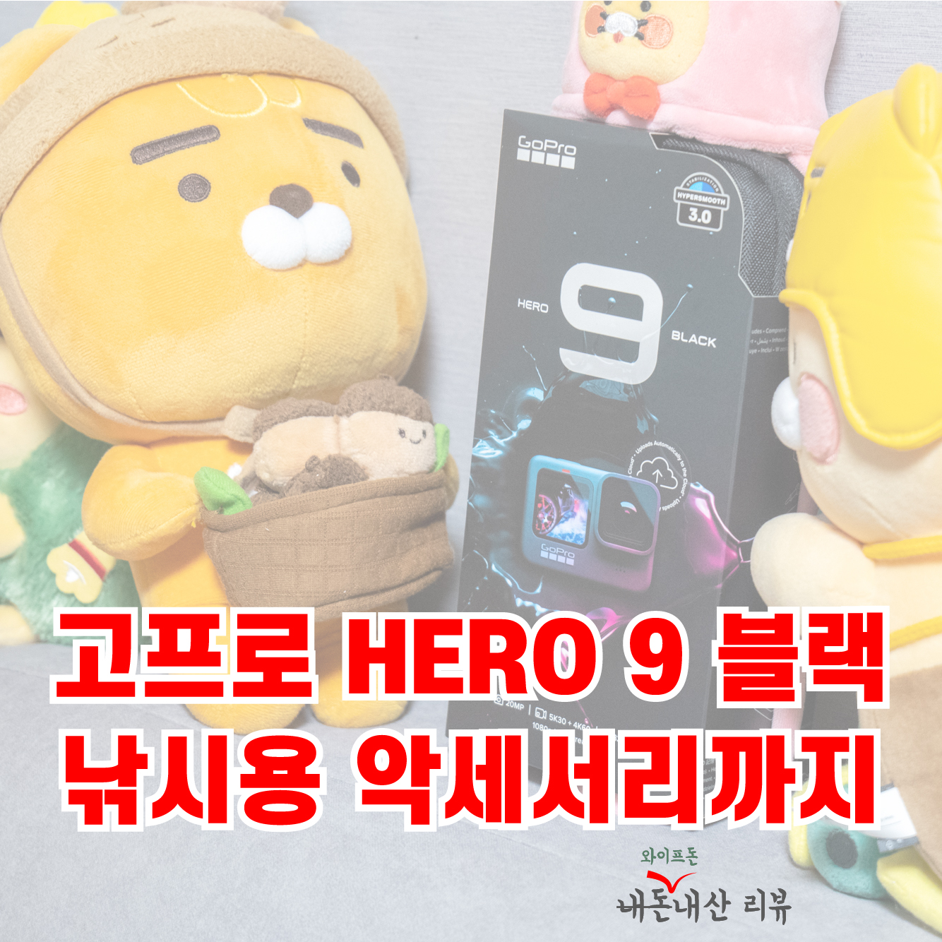  고프로9 히어로 블랙, 그리고 정품은 아니지만 추천 가성비 악세서리들