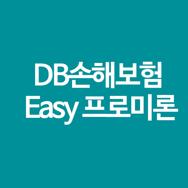  DB손해보험 Easy 프로미론을 알려드립니다