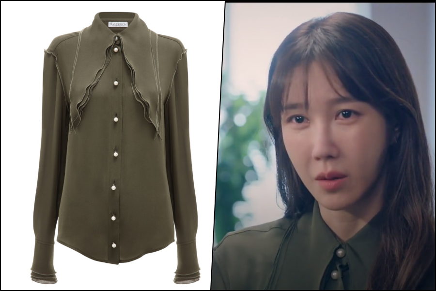  [TV속패션] 드라마 펜트하우스 19회 이지아 블라우스 패션 정보 #펜트하우스 19회 이지아 JW ANDERSON 블라우스 패션