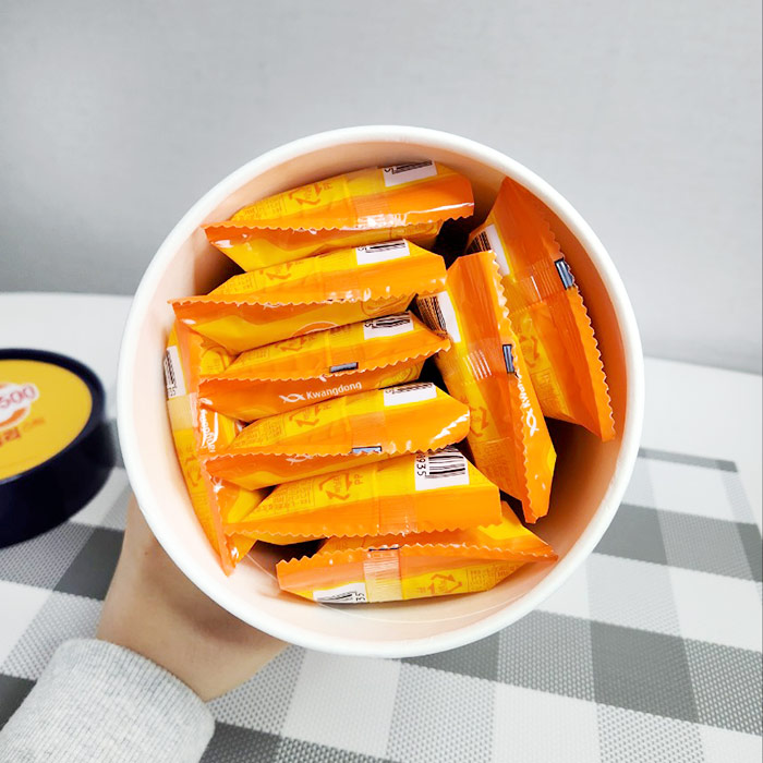 광동 비타500 데일리스틱 2단 내용물