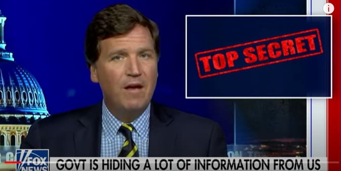 터커 칼슨: 미 정부의 은폐..."투명성이 1.6 사태의 유일한 해결책" VIDEO: Tucker Carlson: You aren't allowed to know what the government is doing