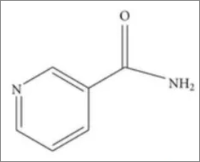 니코틴산아미드 분자구조