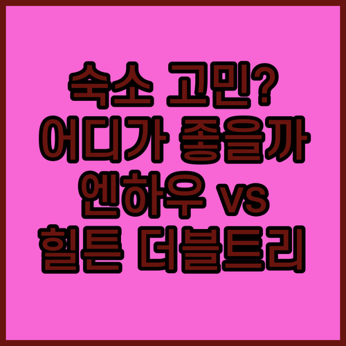 로테르담 여행 숙소 고민 끝! 엔하우