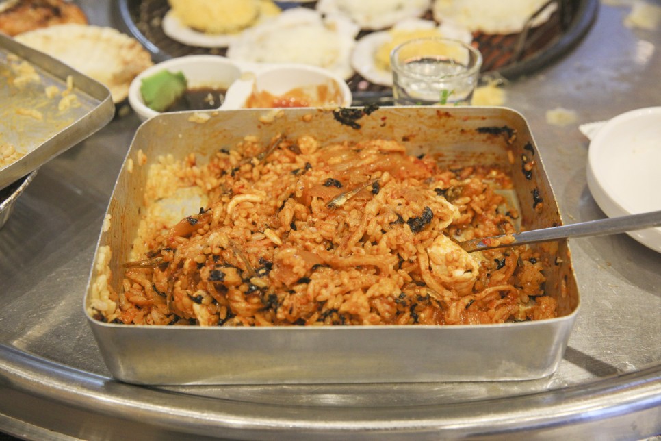 강릉 조개구이 끝없이 먹은