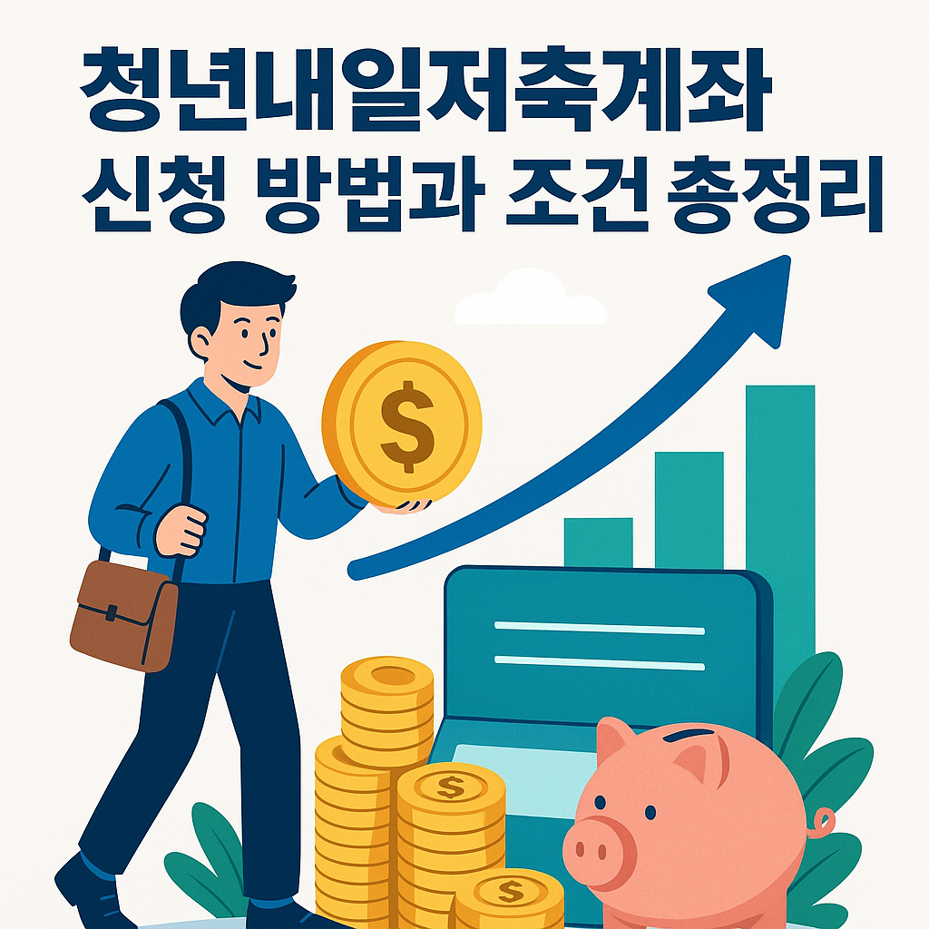 청년내일저축계좌 신청 방법과 조건 총정리 안내 이미지