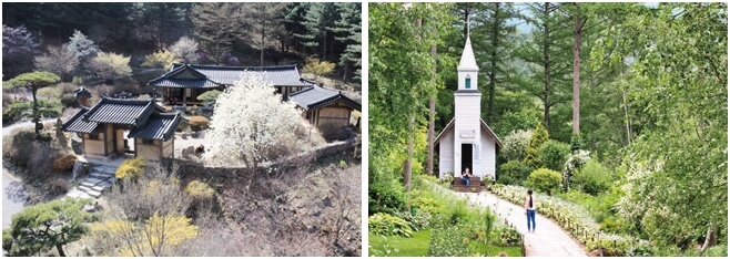 한옥집 풍경, 자연속 교회풍경