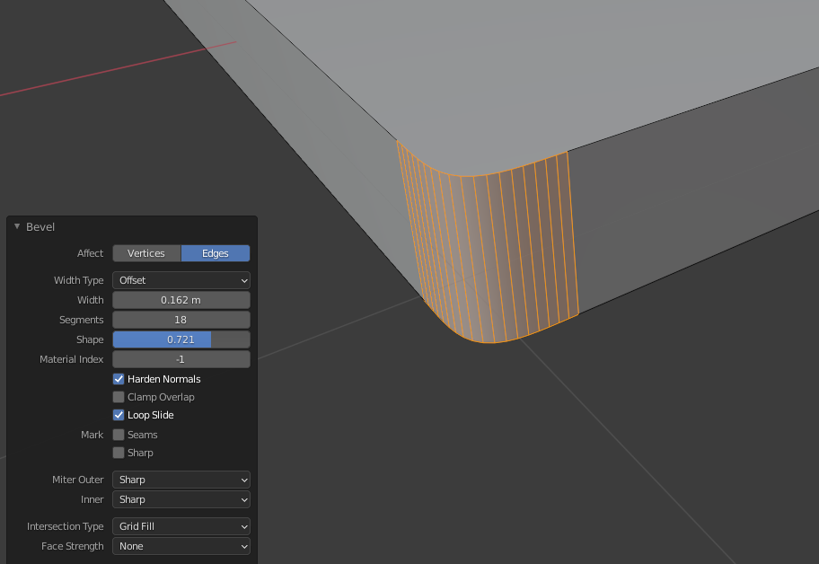  [blender] 모서리 둥글게 만들기, 모따기