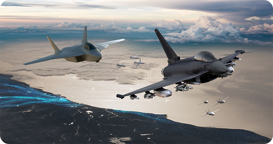 Airbus사는 FCAS 프로그램의 일환으로 개발되는 6세대 전투기와 Eurofighter와 같은 4세대 전투기등과 함께 통합 운영되는 ERC 개발을 모색하고 있다)