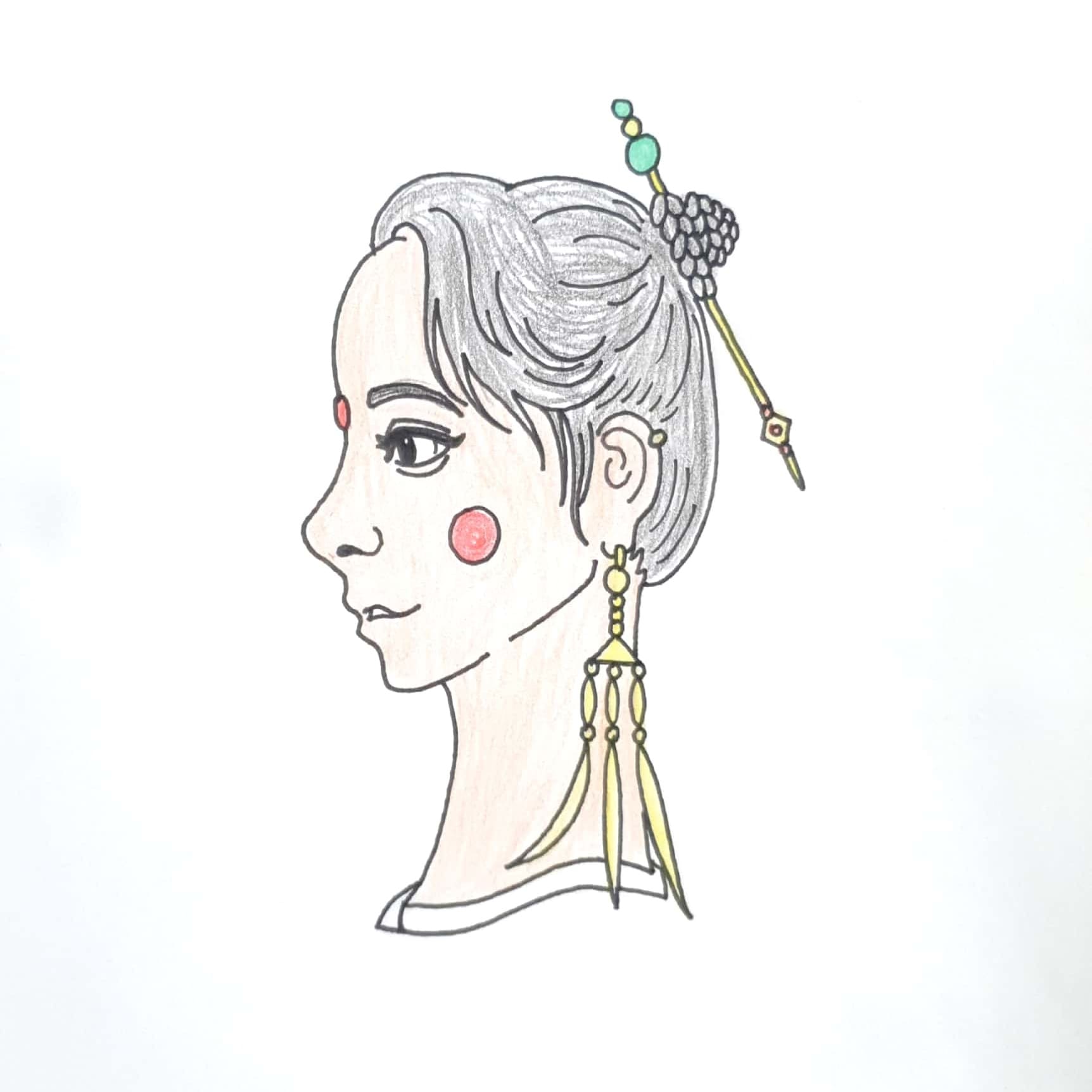  Bride 신부 / 일러스트 그림 드로잉 / 인물화 그리기