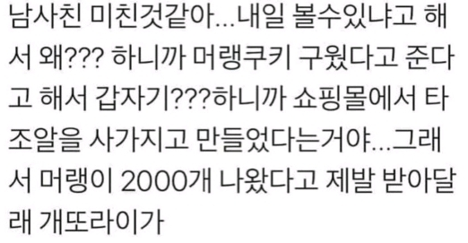  타조알 머랭쿠키