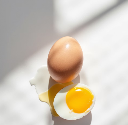 상한 계란 모습 예시 사진