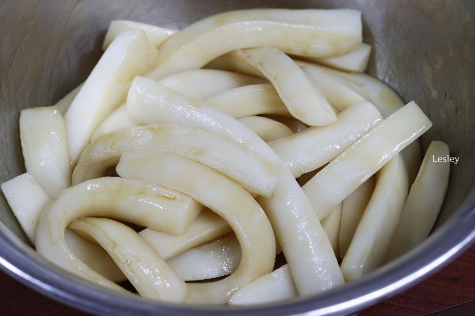 간장떡볶이 소스 만드는 법 궁중떡볶이 레시피 가래떡 넣은 19