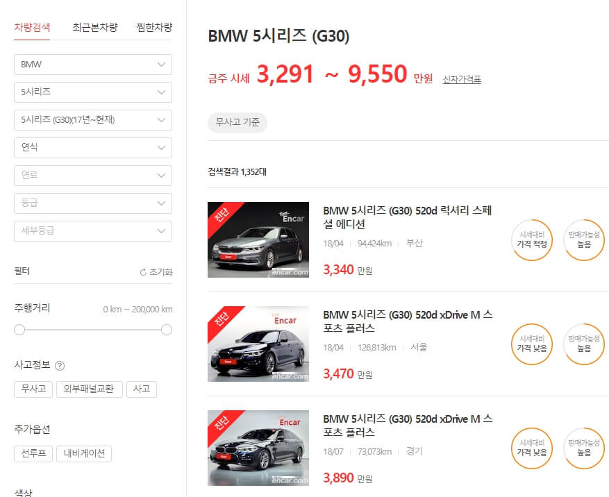 중고차 시세