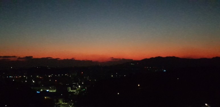 겨울 해돋이와 추운 동지 새해 보름달 5