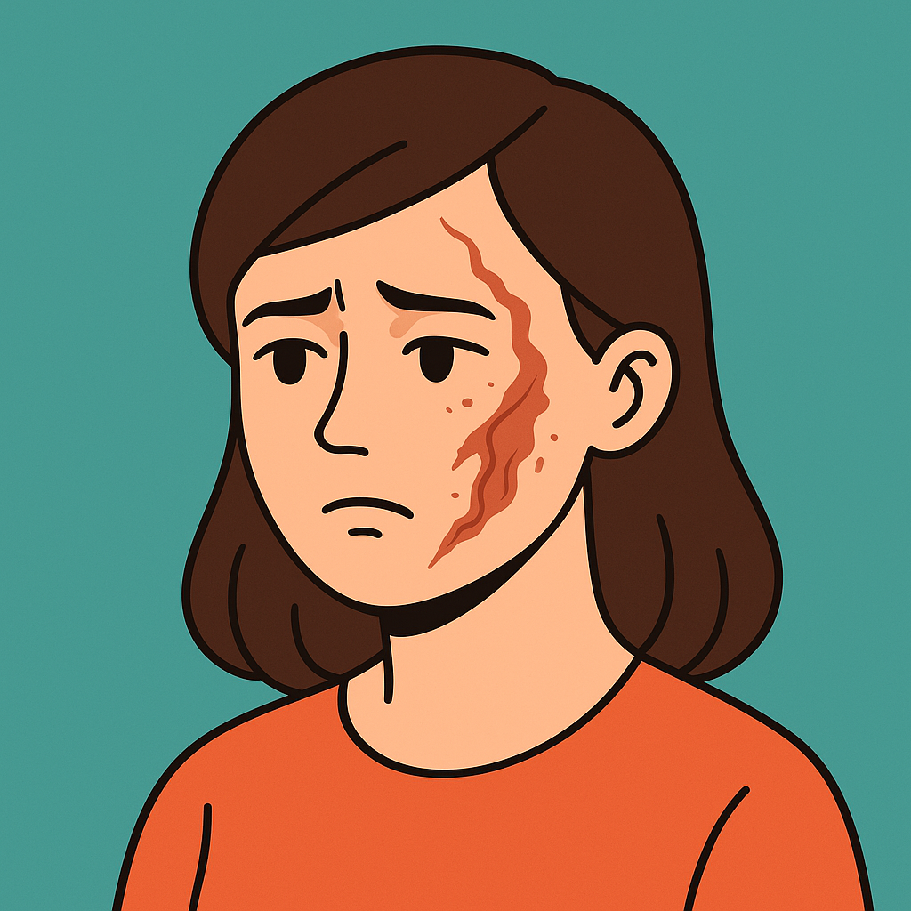 얼굴 흉터, 보험금