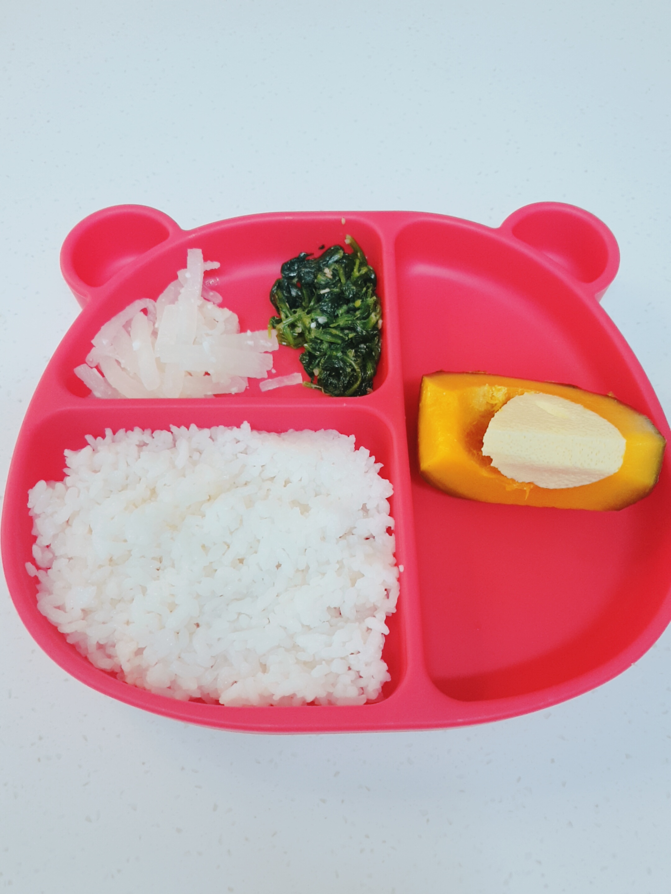  유아식 아기반찬 시금치무침