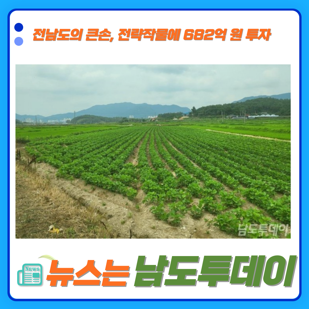  전남도, 682억 원 규모 전략작물직불금 신청 시작-남도투데이