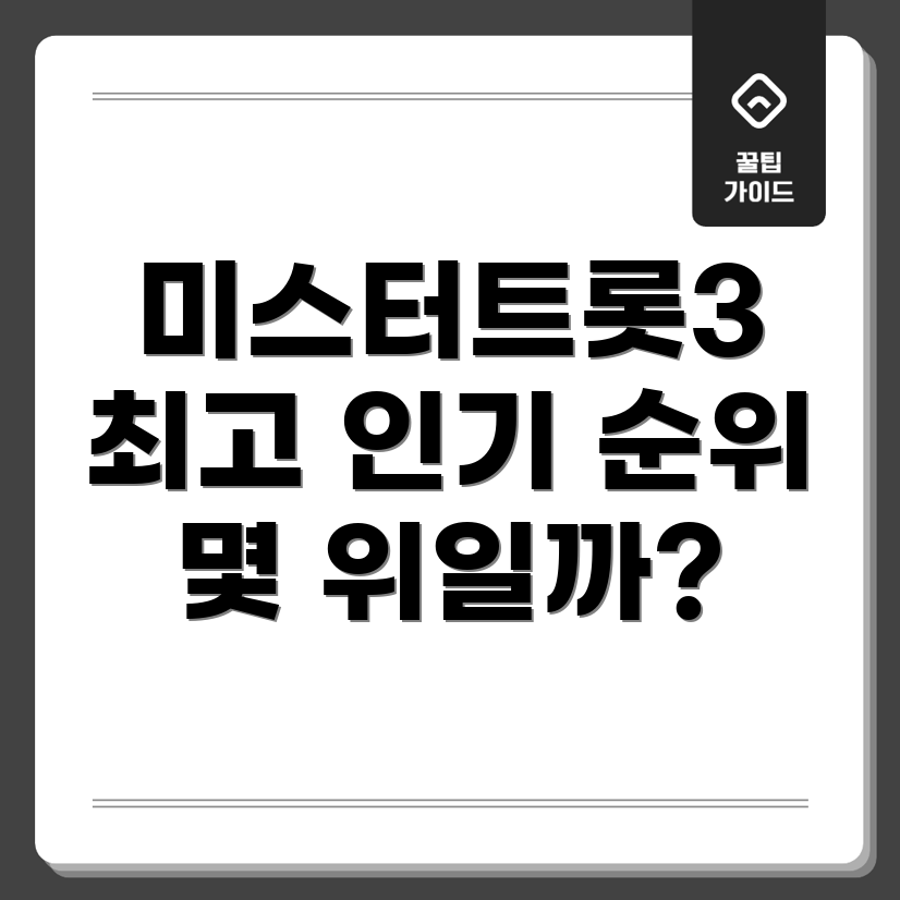 미스터트롯3