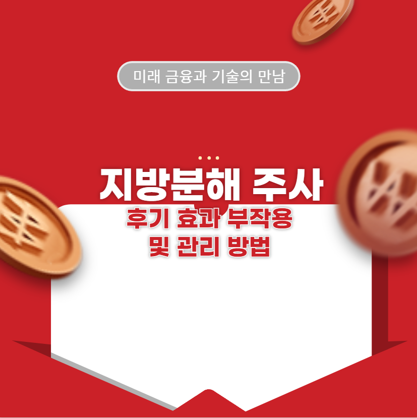 지방분해 주사 후기 효과 부작용 및 관리 방법