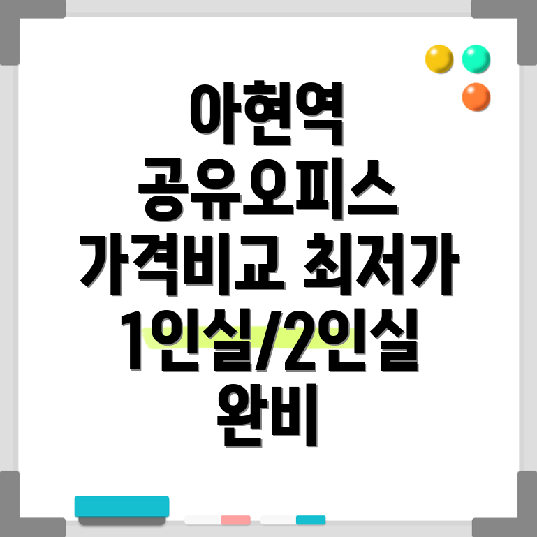 아현역 공유오피스