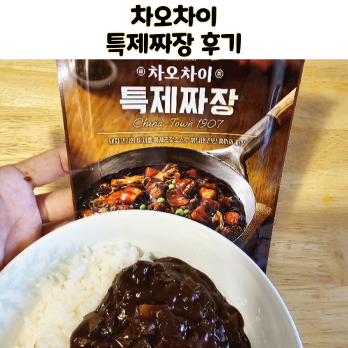  차오차이 짜장 특제짜장 후기