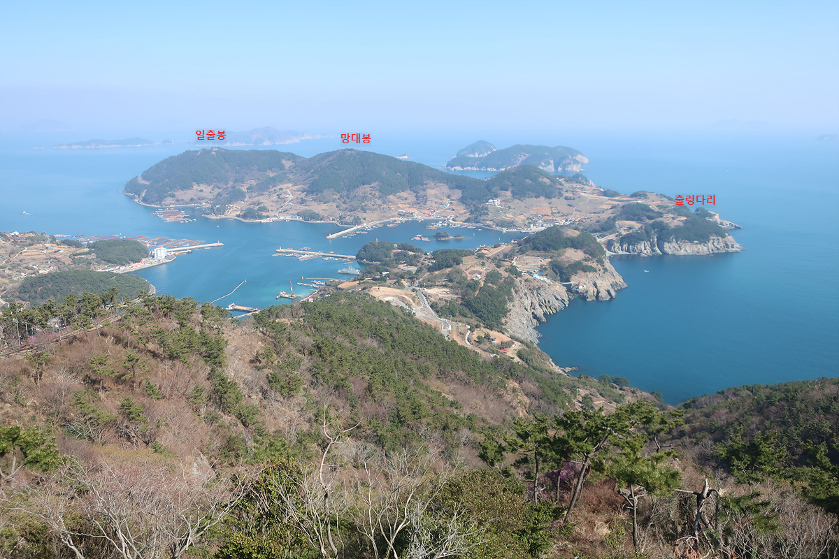  욕지도 천왕산 천왕봉 [일출봉~망대봉~대기봉]
