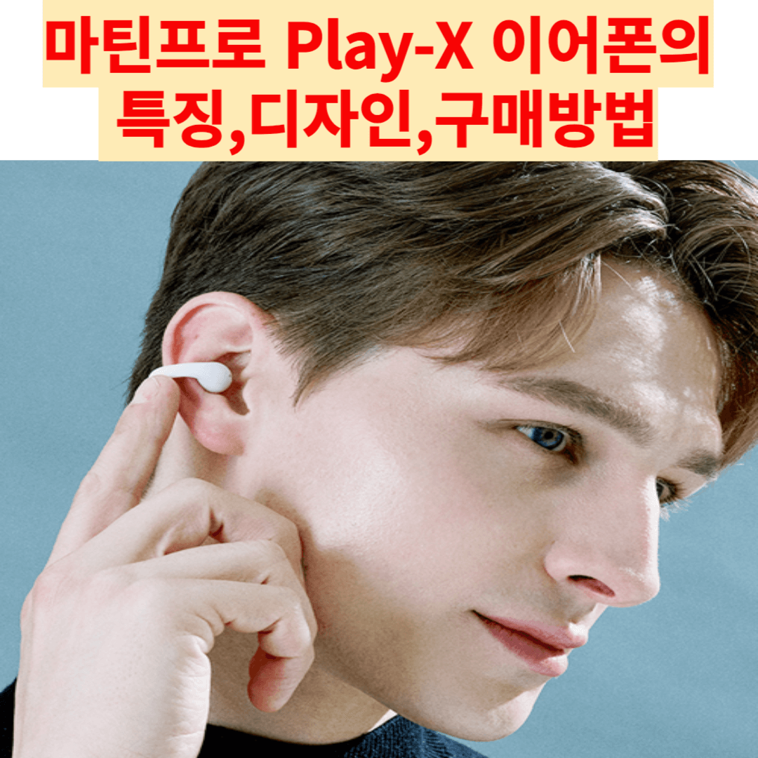 마틴프로 Play-X 이어폰의 특징&#44;디자인&#44;구매방법